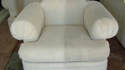 clean upholstery at a customer home